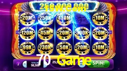 Biblioteca de slots populares na 70 Game